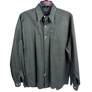 Structure Mens Vintage Long Sleeve Button Down Dress Shirt Sz M 100% Cotton UEC